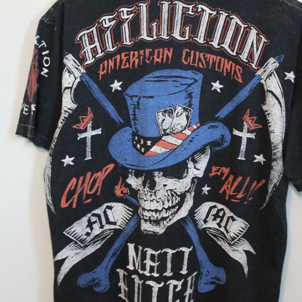 Affliction Customs Matt Hotch T-Shirt H10924 - Picture 11 of 11